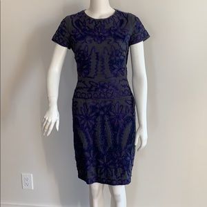 20% off! Gray and purple/indigo shift dress!